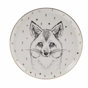 Porland Forest Fox Düz Tabak 20 Cm 04Lfh000457