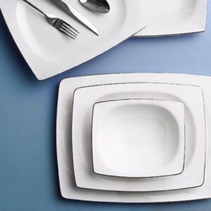 Porland Riva Platin 57 Parça 12 Kişilik Yemek Takımı 04Plm005323