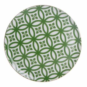 Porland Morocco Desen1 Yeşil Düz Tabak 28 cm 04A+P018763
